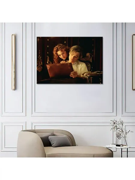 Classic Art Картина на холсте Титаник Лео и Кейт 2 20х30