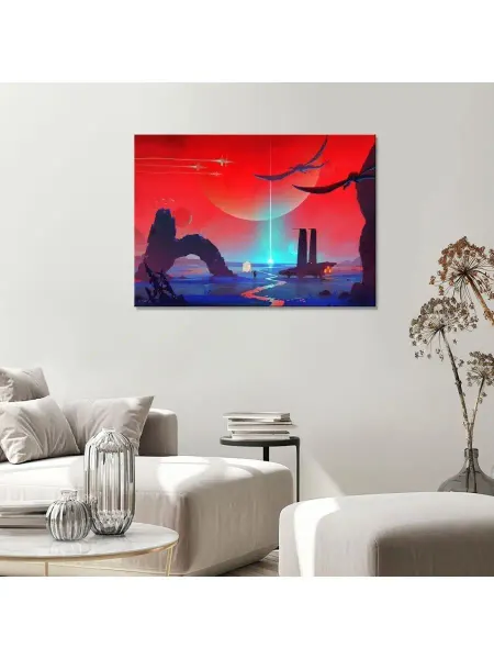 Classic Art Картина на холсте Киберпанк (2) 20х30