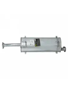 Глушитель для автомобилей ГАЗ 2217, 2752 Соболь (дв. УМЗ-42164, Сummins ISF 2.8S Евро-4) основной с хомутами (алюминизированная сталь)
