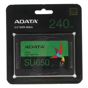 ADATA 240 ГБ Внутренний SSD-диск SU650, 2.5", SATA (ASU650SS-240GT-R)