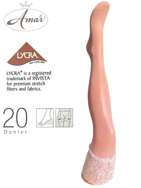 VOGUE Чулки под пояс с LYCRA 20 ден 3222-283