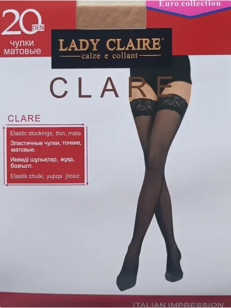 Lady Claire Чулки кружевные 20 Den