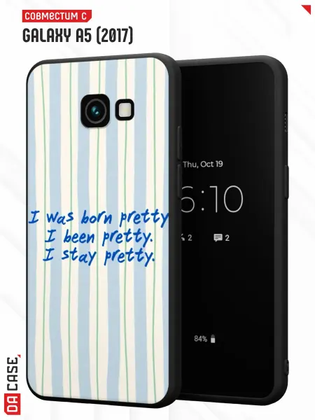 Samsung Чехол на A5 2017 с принтом Надпись