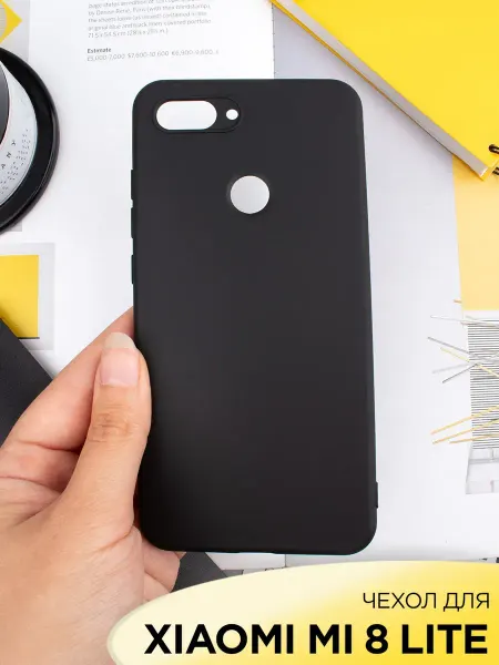 Tech&Style Чехол на Xiaomi Mi 8 LITE 2018 силиконовый матовый бампер