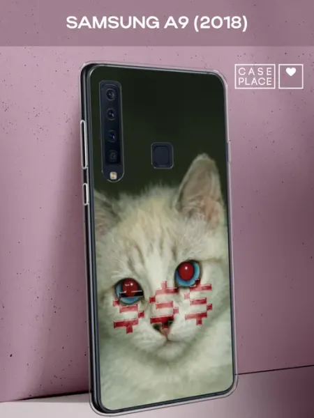 Samsung Чехол на A9 2018 с котом