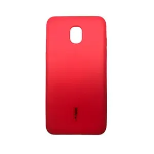 Чехол для Samsung Galaxy J3 (2018), пленка на дисплей в подорок, красный