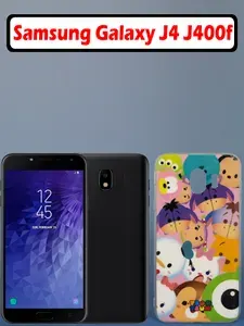 Чехол накладка для Samsung Galaxy J4 (2018) / J400 Мультяшки,пластик