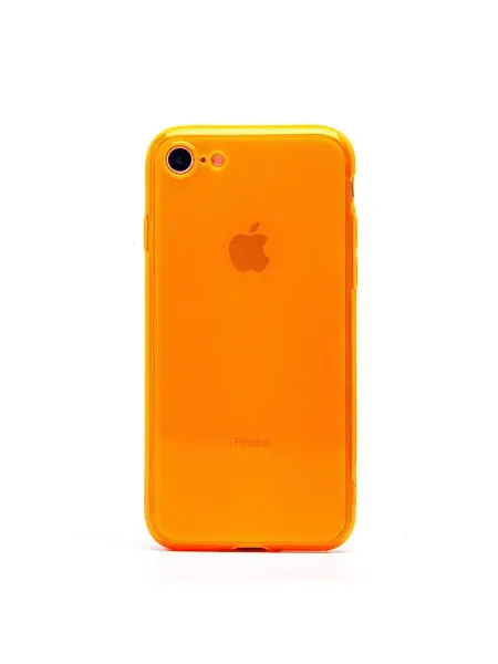 Акмис Чехол-накладка для Apple iPhone SE 2022 (прозрачный оранжев