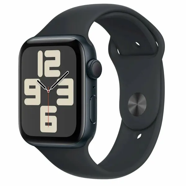 Умные часы Apple Watch Series SE 2024 44 мм Aluminium Case GPS, Midnight with Midnight Sport Band M/L
