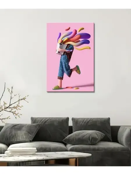 Classic Art Картина на холсте 3D иллюстрация людей (21) 20х30