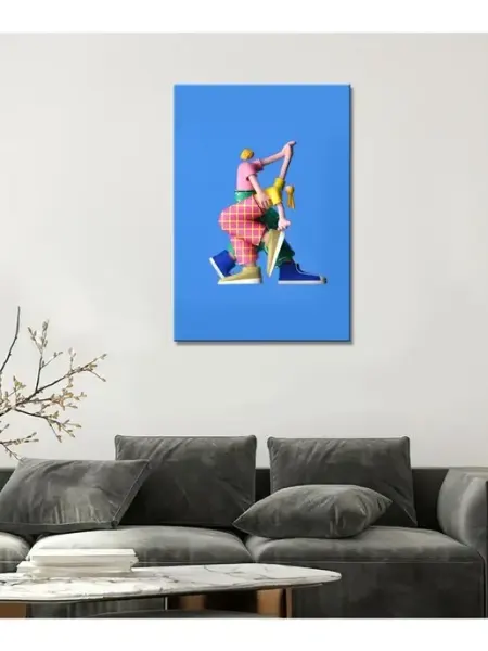 Classic Art Картина на холсте 3D иллюстрация людей (23) 20х30