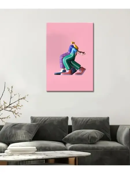 Classic Art Картина на холсте 3D иллюстрация людей (26) 20х30