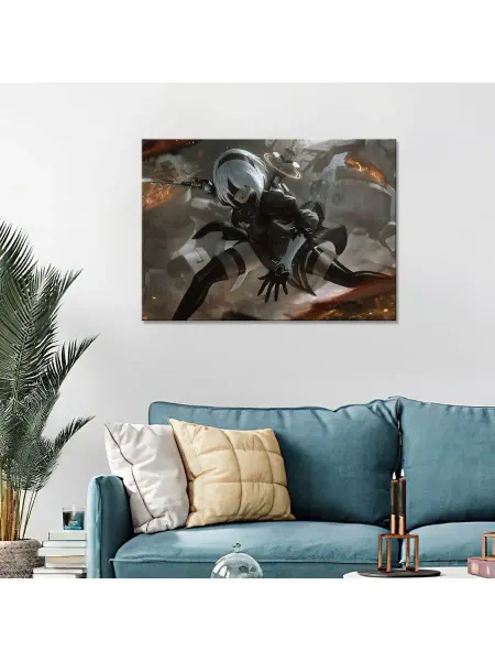 Classic Art Картина на холсте 2B Nier Automata 20х30