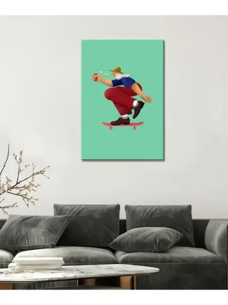 Classic Art Картина на холсте 3D иллюстрация людей (30) 20х30