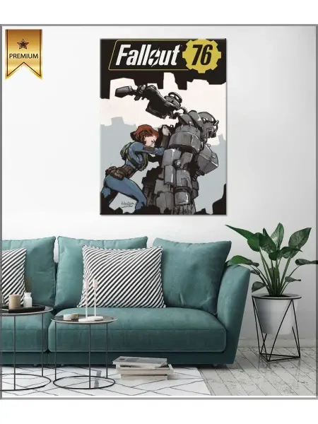 Classic Art Картина на холсте Fallout 76 20х30
