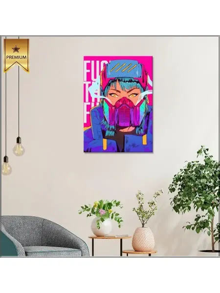 Classic Art Картина на холсте Киберпанк Арт (9) 20х30