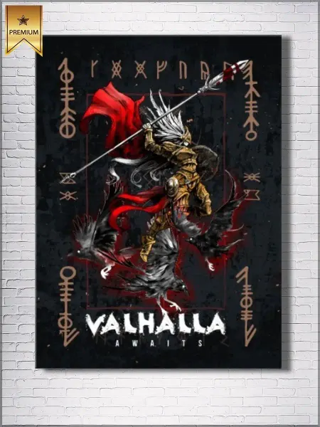 Classic Art Картина на холсте Valhalla awaits 20х30