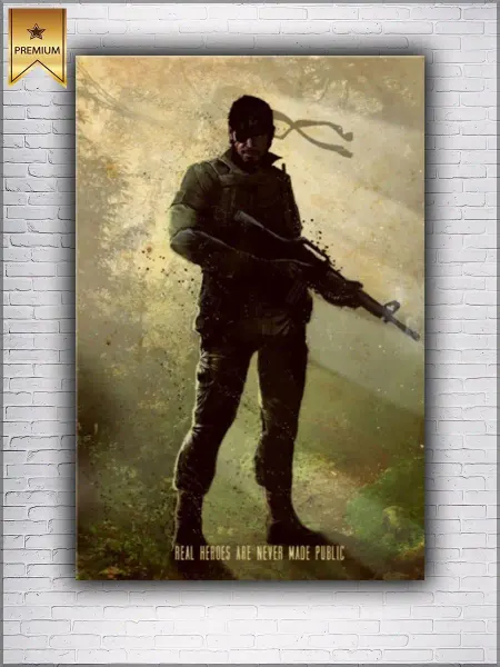 Classic Art Картина на холсте Metal Gear Solid Снейк 20х30