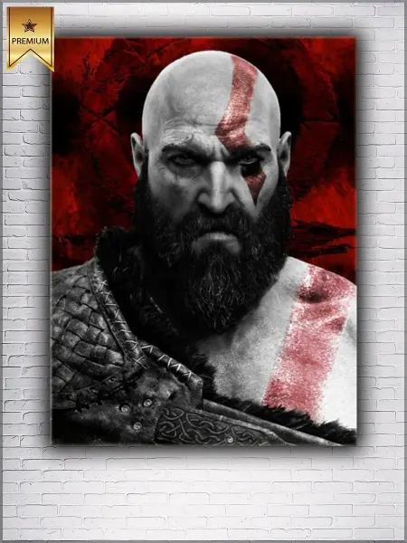 Classic Art Картина на холсте Кратос God of War 20х30