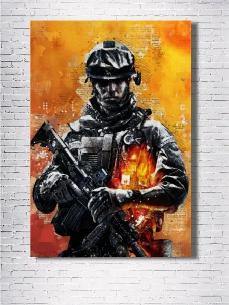 Classic Art Картина на холсте Soldier 20х30