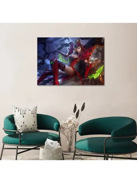 Classic Art Картина на холсте Валира Мир Варкрафта 20х30