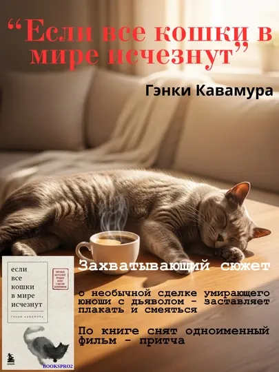 Если все кошки в мире исчезнут — Гэнки Кавамура. История о жизни, любви и смысле