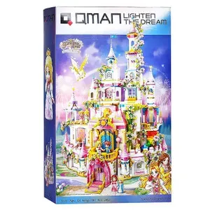 Конструктор пластиковый блочный "Прекрасный замок" (2482 дет.) 32022 UralToys