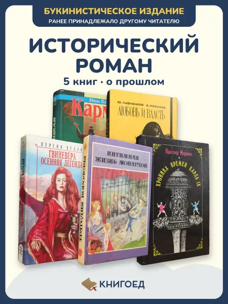 Книгоед исторические романы Кублицкая Романов Вулли Монтегю Мериме