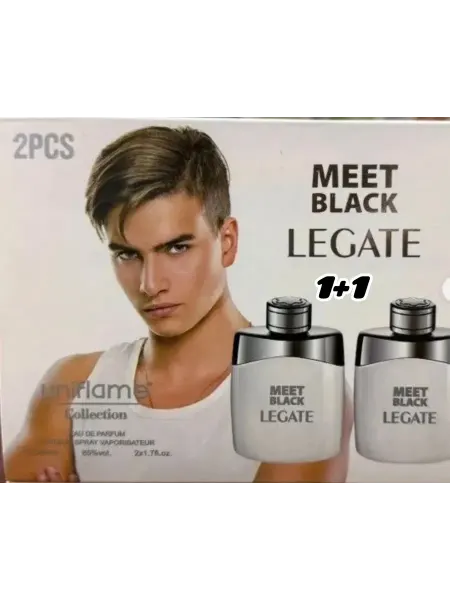 Парфюмерный набор Uniflame Meet Black Legate 2х50 мл
