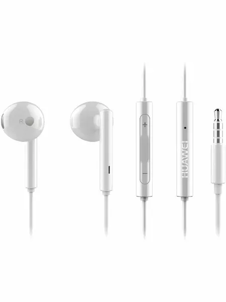 Проводные наушники Huawei AM115, Mini - Jack 3.5 mm, 32 Ом, белый