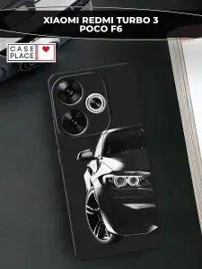 Чехол на Poco F6 / Редми Турбо 3 с машиной