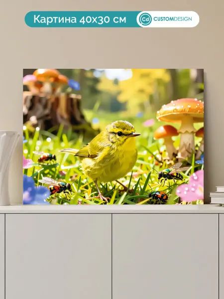 CustomDesign Интерьерная картина на стену Птицы 30 x 40 см