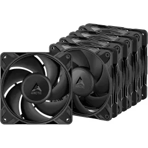 Вентилятор для ПК корпусный 5х120, 77 CFM, 3000 об/мин, черный, ARCTIC P12 Pro PST - 5 Pack (ACFAN00307A)
