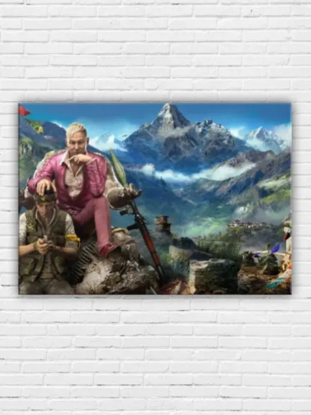 Интерьерные картины Картина на холсте Far Cry 4 30x40