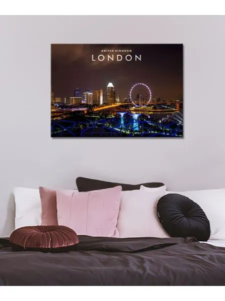 Картины с городами Картина на холсте London 34 30х40