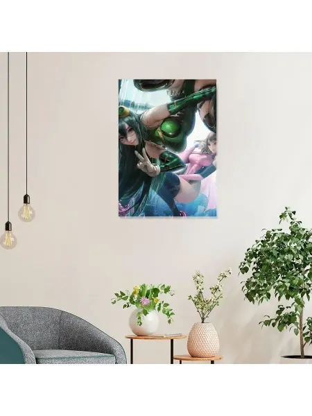 Classic Art Картина на холсте Взрослая Цуи Асуи свисает с потолка 30х40