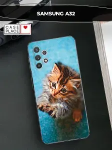 Силиконовый чехол на Samsung Galaxy A32 / Самсунг А 32 кот