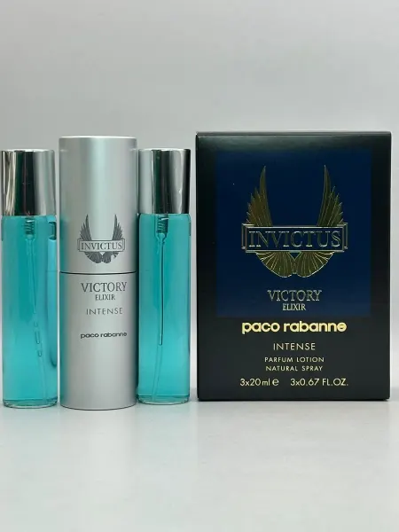 Духи 3х1 Paco Rabanne Invictus Victory Elixir Parfum Intense