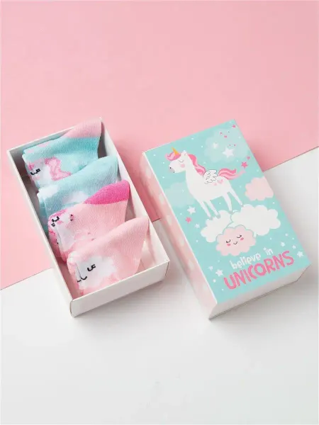 Крошка Я Набор носков "Unicorn", 4 пары