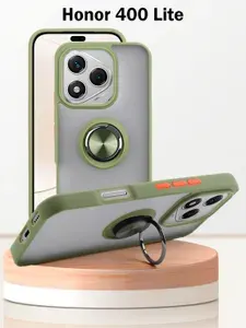 Чехол для Honor 400 Lite, с кольцом, подставка, хаки