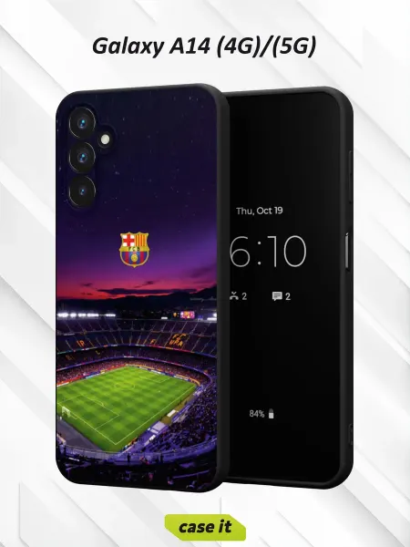 Case it Чехол на Samsung A14 4G 5G с принтом Спотифай Камп Ноу