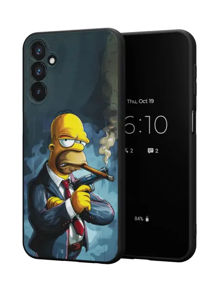QuestCase Чехол на Samsung A24 4G с принтом Симпсоны