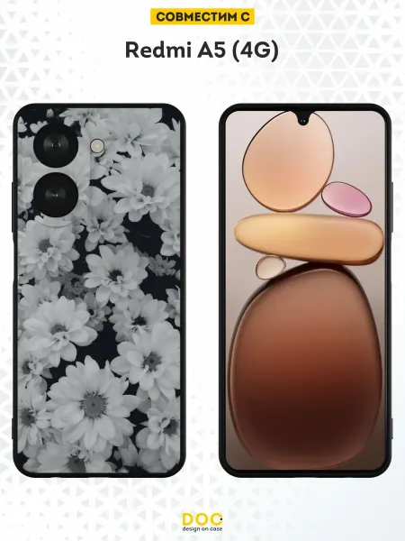 DesignOnCase Чехол на Xiaomi Redmi A5 (4G) с принтом Цветы