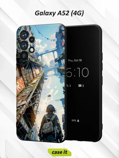 Case it Чехол на Samsung A52 4Gс принтом Токио