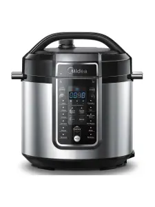Мультиварка Midea MPC-6037 5.7л 860Вт нержавеющая сталь/черный