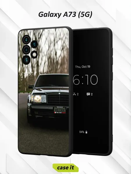 Case it Чехол на Samsung A73 5G с принтом Mercedes-Benz 500 E