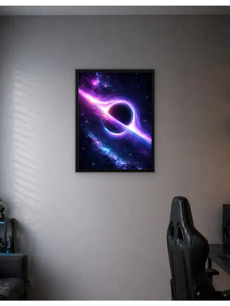 Postersbase Постер Черная дыра в космосе 50x70