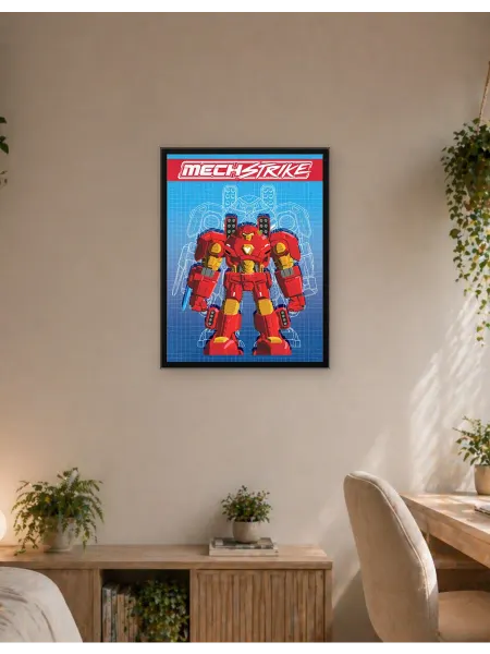 Postersbase Постер на стену Железный человек Мех 50x70