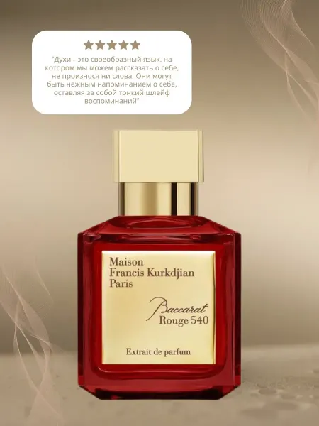 Духи Maison Baccarat 540 Rouge Extrait 100 мл