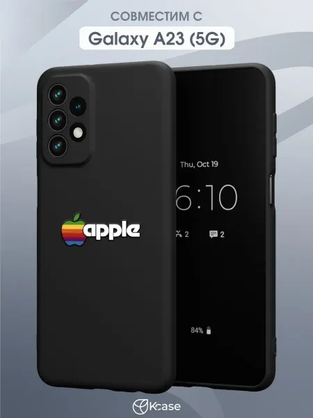 Kcase Чехол на Samsung A23 5G с принтом Apple
